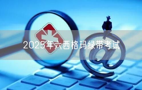 2025年六西格玛绿带考试：提升职业竞争力，开启质量管理新篇章(图1)